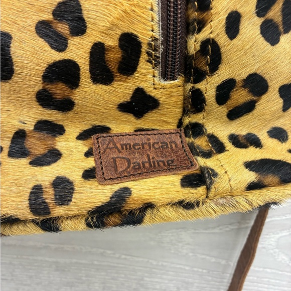 American Darling Hair on Cowhide Leopard Print Tote - Picture 3 of 8